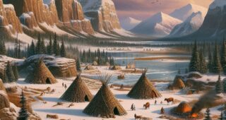 North America Ice Age Settlements and Paleo-Indian Cultures