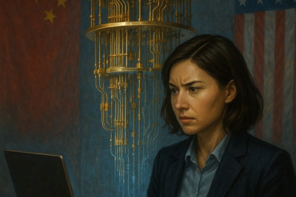 Quantum Computing in the Tech Cold War
