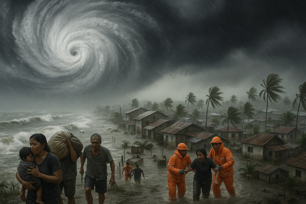 Super Typhoon Ragasa Hits the Philippines as Thousands Evacuate Open ...