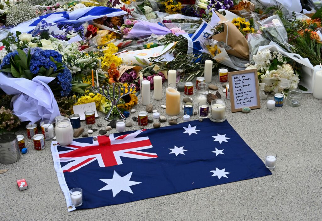 Bondi Beach floral tributes