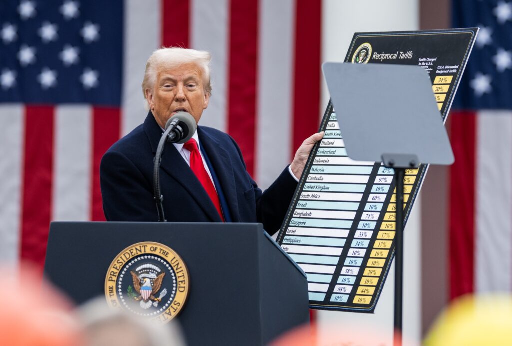 Trump tariff chart
