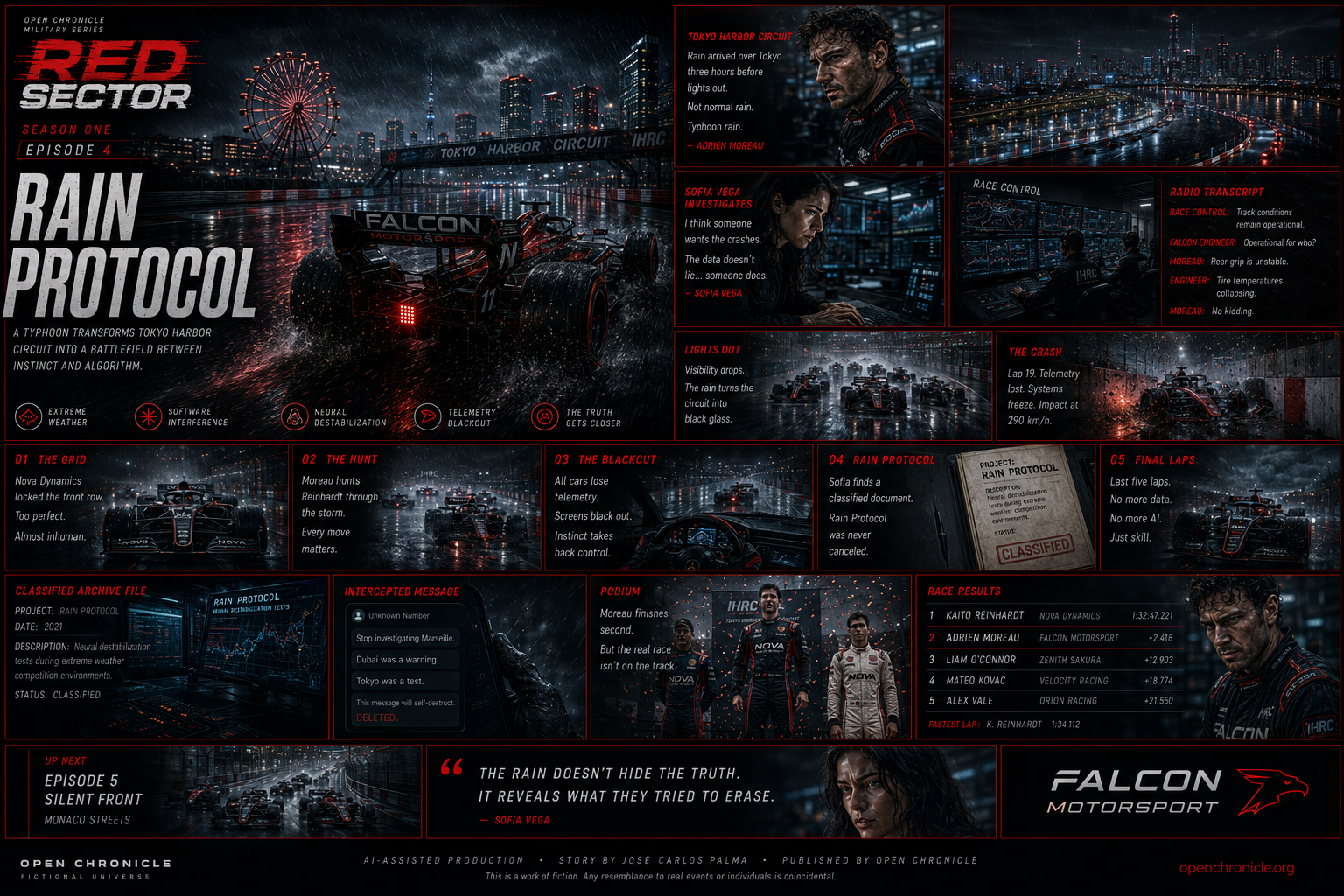 RED SECTOR Episode 4 Rain Protocol cover
