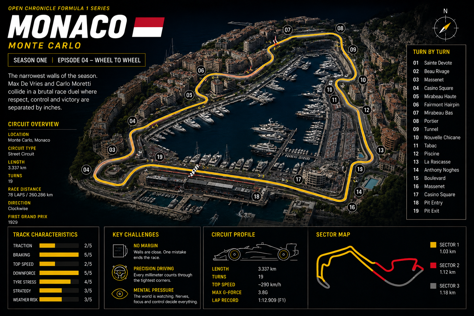 Monaco Circuit Limit Line