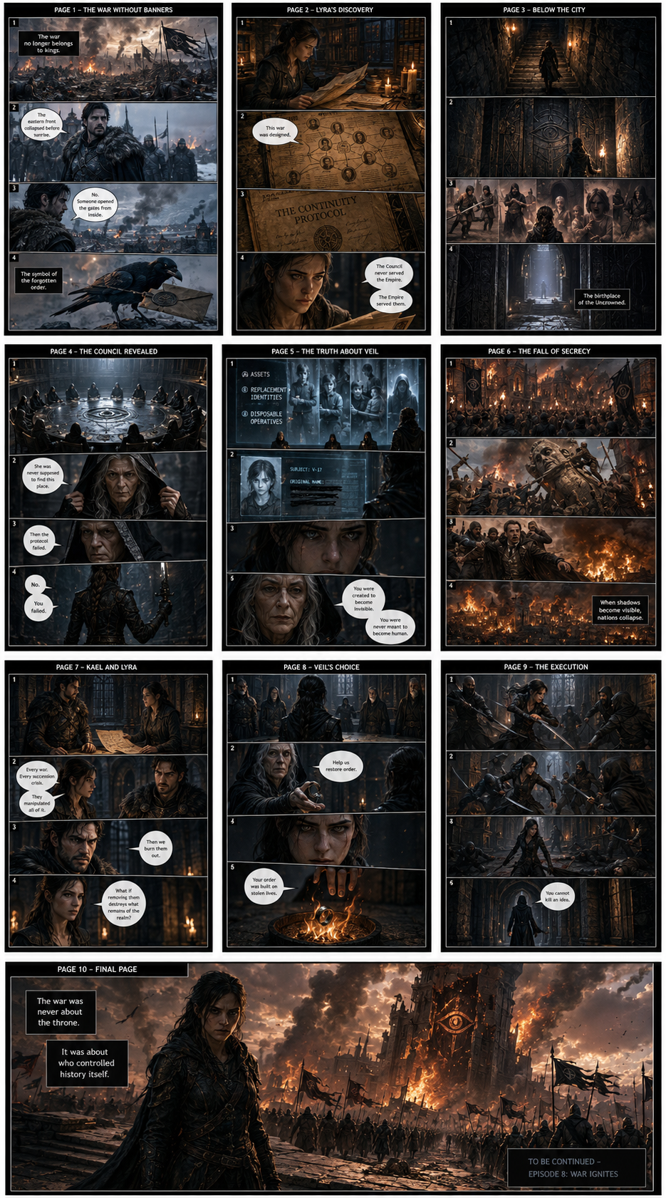 Crown of Ashes Episode 7 Shadow Council