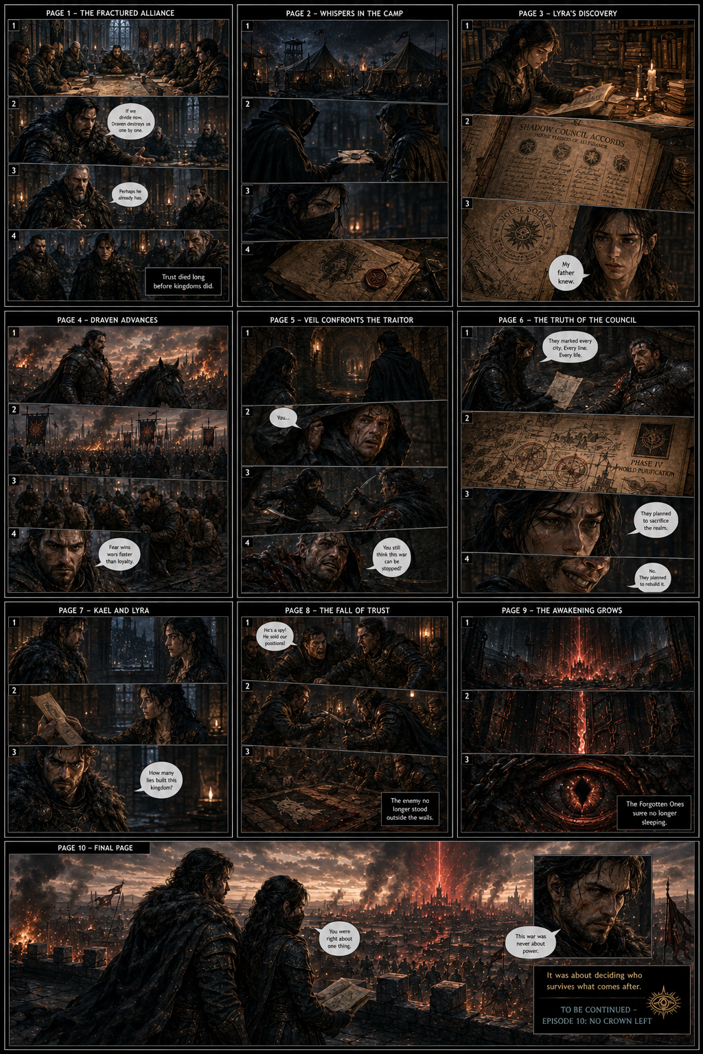 Crown of Ashes Episode 9 Fall of Trust