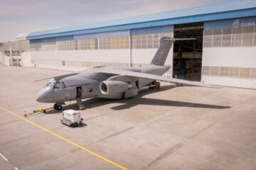 Embraer e OGMA concluem em Portugal a primeira manutenção de um C-390 Millennium da Força Aérea da Hungria