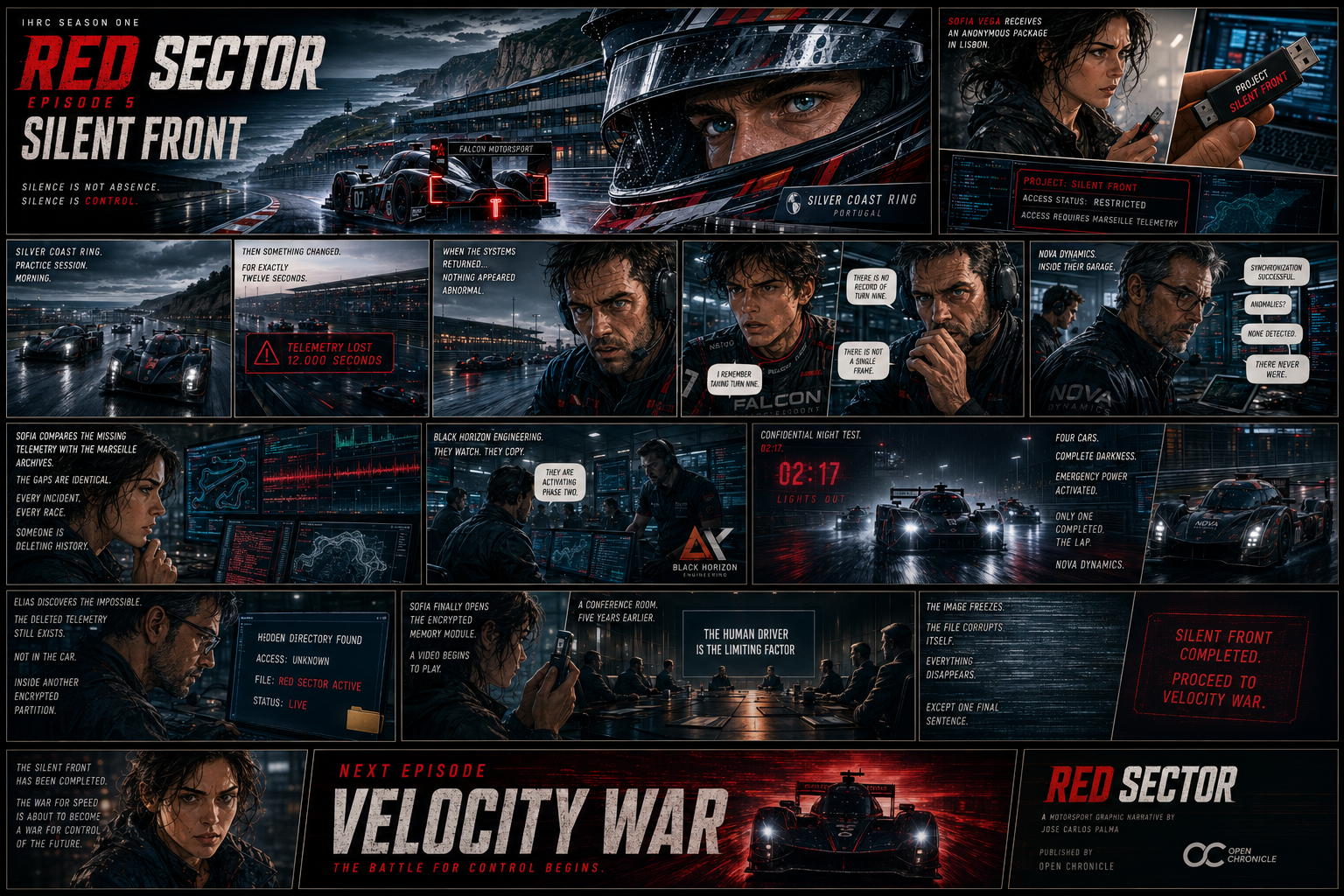 Red Sector Episode 5 Silent Front Cover