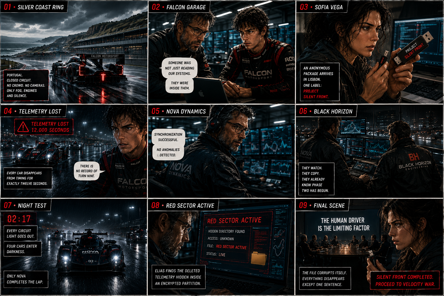 Red Sector Episode 5 Silent Front Comic Page