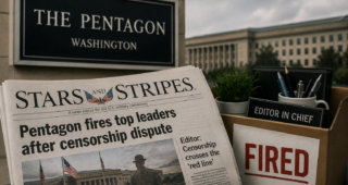 Pentagon Fires Stars and Stripes Leaders After Editor Warned Censorship Would Cross a ‘Red Line’