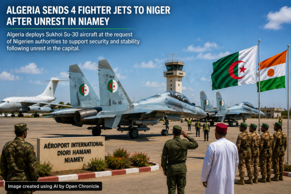 Algeria Deploys Four Su 30 Fighter Jets to Niger After Unrest in Niamey