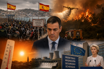 La crisis migratoria en Ceuta y el calor extremo marcan la actualidad en España