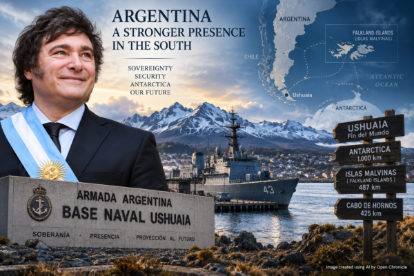 Milei Revives Strategic Naval Base at Argentina’s ‘End of the World’