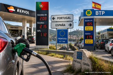 Portugueses atravessam cada vez mais a fronteira para abastecer após Espanha reforçar desconto nos combustíveis
