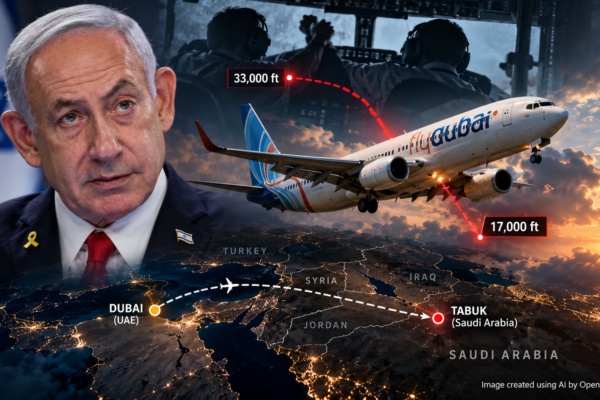 Netanyahu Says Flydubai Pilot Stabbed Colleague and Apparently Tried to Crash Israel Bound Plane