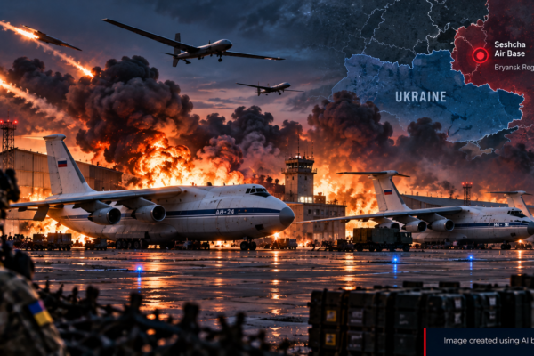 Ukraine Strikes Russian Air Base Hosting An-124 and Il-76 Military Transport Aircraft