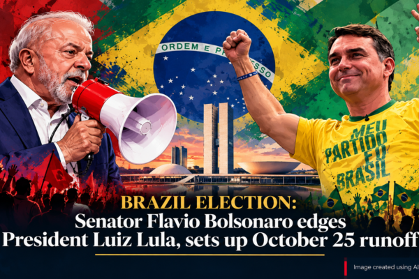 Brazil Election Heads to Runoff as Flávio Bolsonaro Edges Lula in First Round