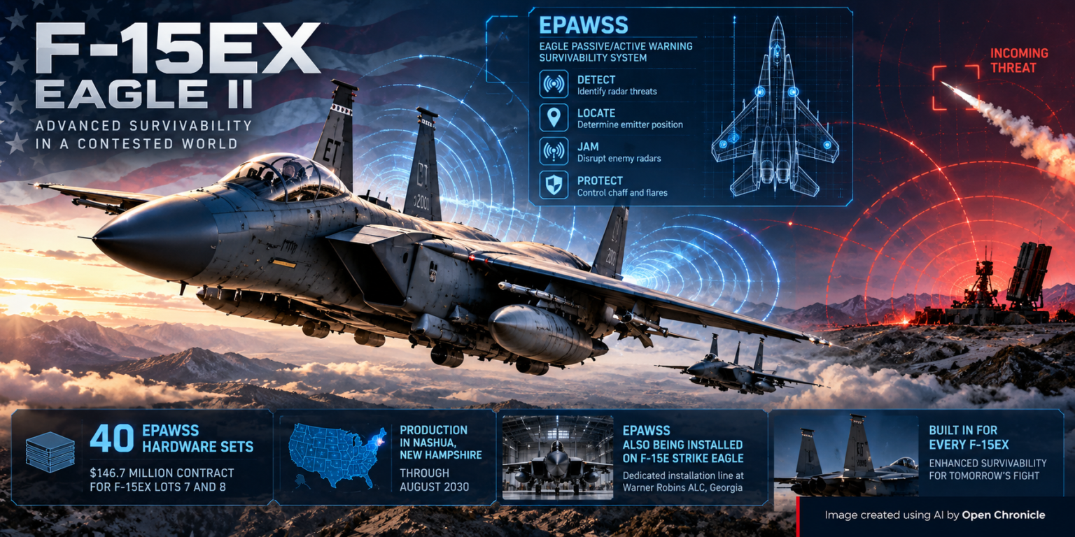 U.S. Air Force Buys 40 Electronic Warfare Kits for F 15EX Eagle II Open ...