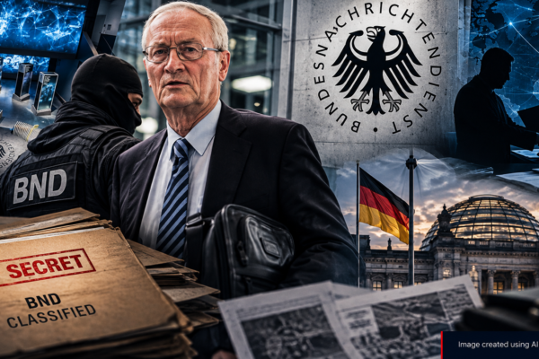 Former German Intelligence Chief August Hanning Detained on Suspicion of Espionage and Treason